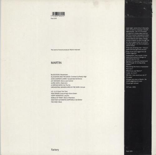 Factory Martin - EX vinyl LP album (LP record) UK FCYLPMA779070