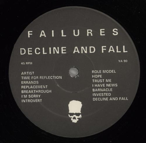 Failures Decline And Fall 12" vinyl single (12 inch record / Maxi-single) German 8CJ12DE882181