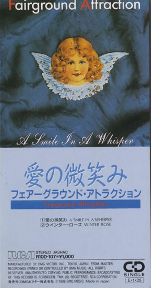 Fairground Attraction A Smile In A Whisper 3" CD single (CD3) Japanese F-AC3AS472664