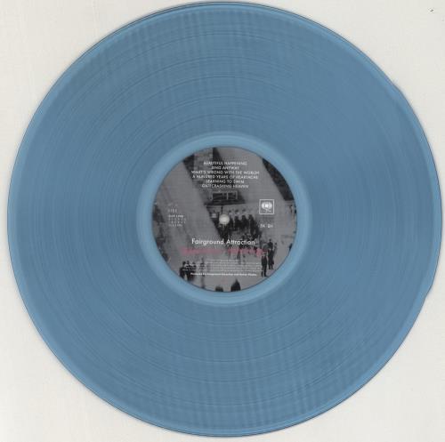 Fairground Attraction Beautiful Happening - Blue Vinyl + Obi vinyl LP album (LP record) Japanese F-ALPBE855057