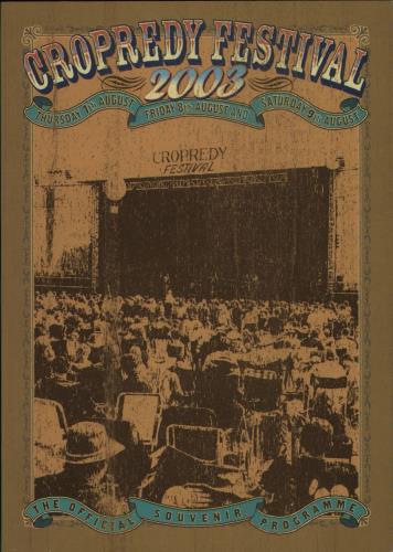 Fairport Convention Cropredy Festival 2003 + Ticket Stubs tour programme UK F-CTRCR663333