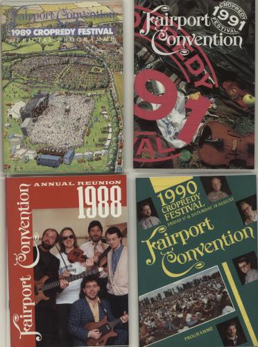 Fairport Convention Cropredy Festival Programmes tour programme UK F-CTRCR683234