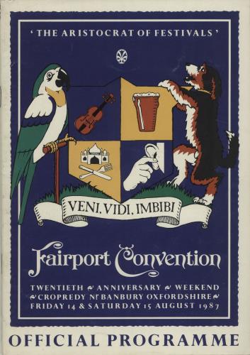 Fairport Convention Cropredy Festival Programmes tour programme UK F-CTRCR683234