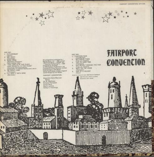 Fairport Convention Fairport Convention - VG vinyl LP album (LP record) US F-CLPFA306891