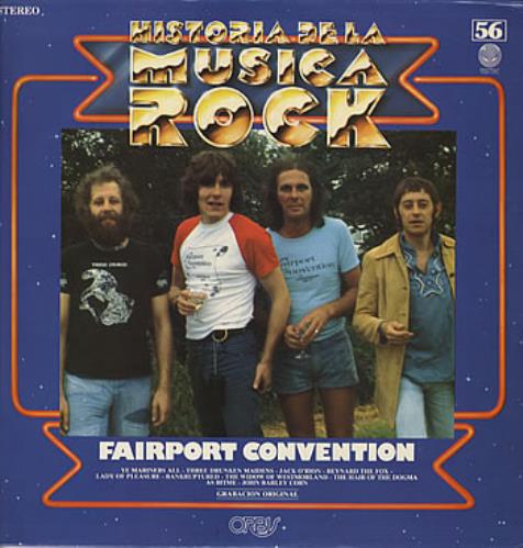 Fairport Convention Historia De La Musica Rock vinyl LP album (LP record) Spanish F-CLPHI171186