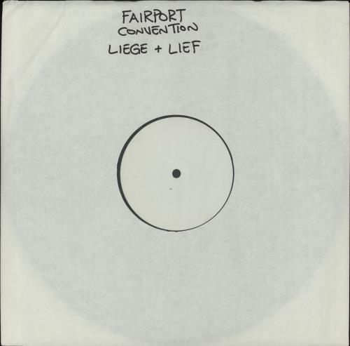 Fairport Convention Liege And Lief - 180gm - Test Pressing vinyl LP album (LP record) UK F-CLPLI662441
