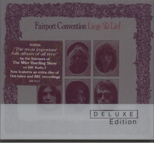 Fairport Convention Liege And Lief - Deluxe Edition 2 CD album set (Double CD) UK F-C2CLI410039