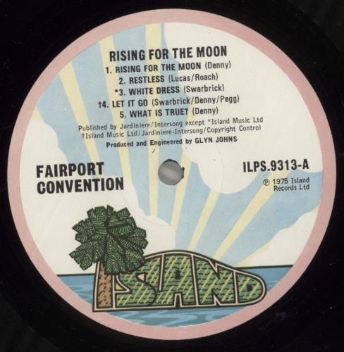 Fairport Convention Rising For The Moon - 1st - EX vinyl LP album (LP record) UK F-CLPRI717661