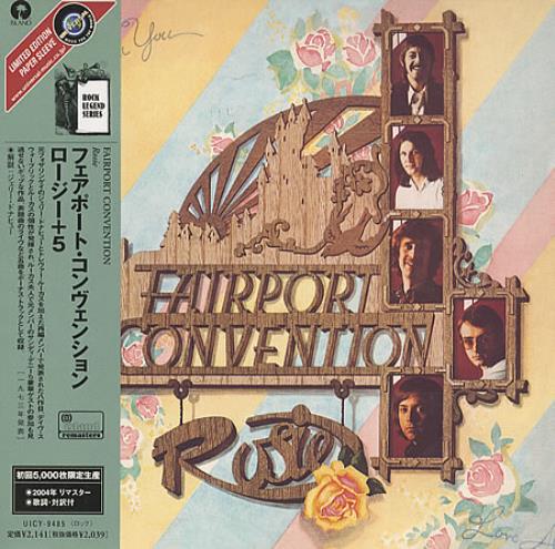 Fairport Convention Rosie CD album (CDLP) Japanese F-CCDRO438858