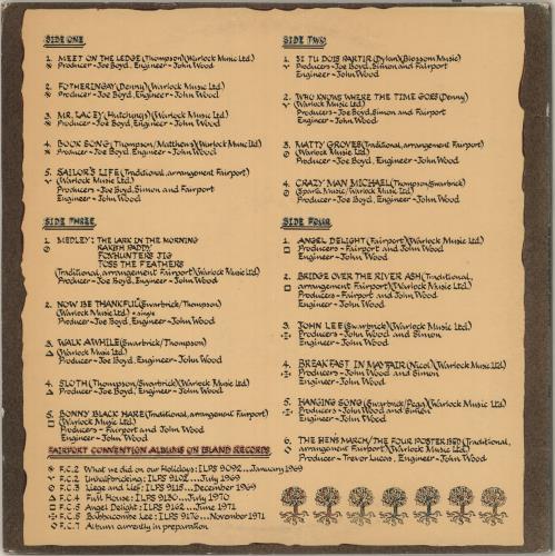 Fairport Convention The History Of - 2nd - Red 2-LP vinyl record set (Double LP Album) UK F-C2LTH729893