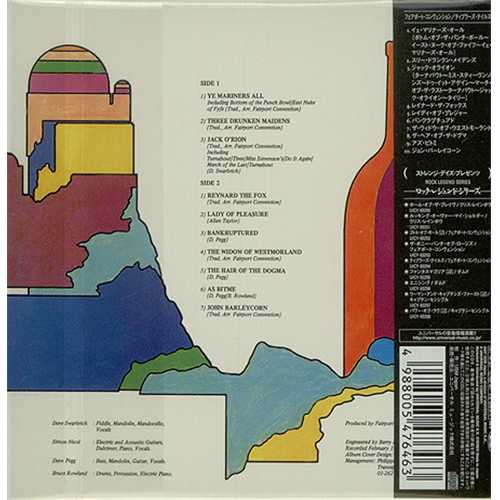 Fairport Convention Tipplers Tales CD album (CDLP) Japanese F-CCDTI398772