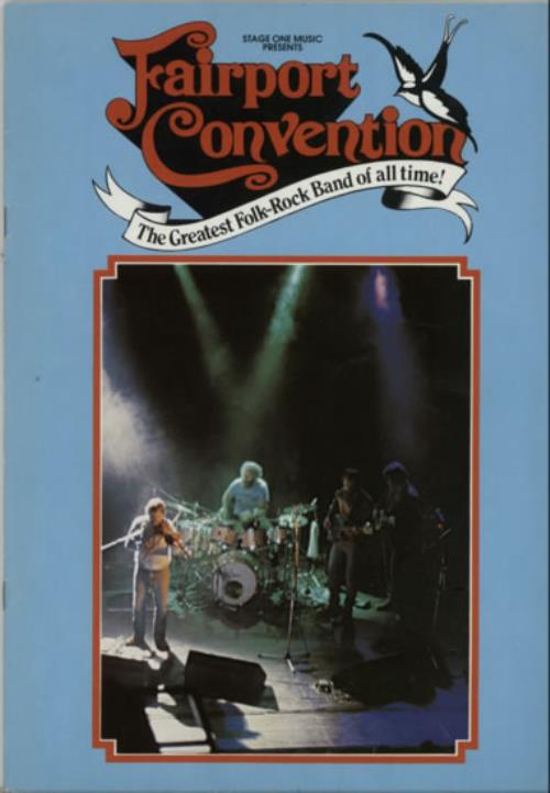 Fairport Convention The Greatest Folk-Rock Band Of All Time! tour programme UK F-CTRTH614000