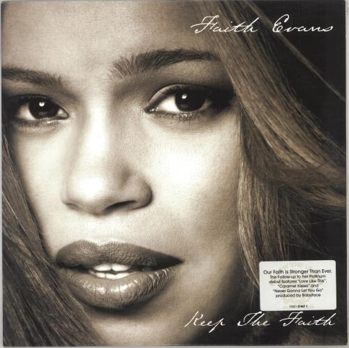 Faith Evans Keep The Faith 2-LP vinyl record set (Double LP Album) UK AIT2LKE709405