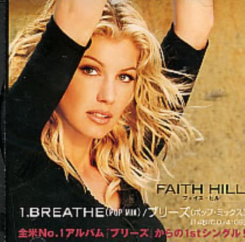 Faith Hill Breathe (Pop Mix) CD single (CD5 / 5") Japanese FHIC5BR255232