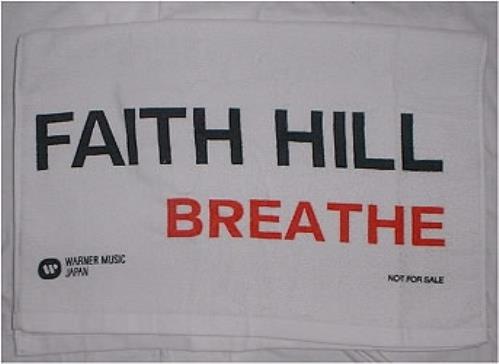 Faith Hill Breathe - bath towel memorabilia Japanese FHIMMBR174276
