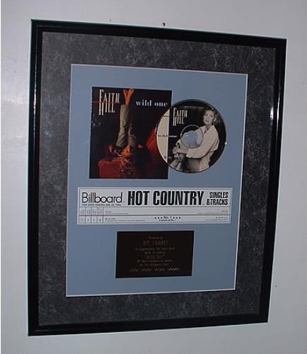 Faith Hill Wild One award disc US FHIAWWI249671