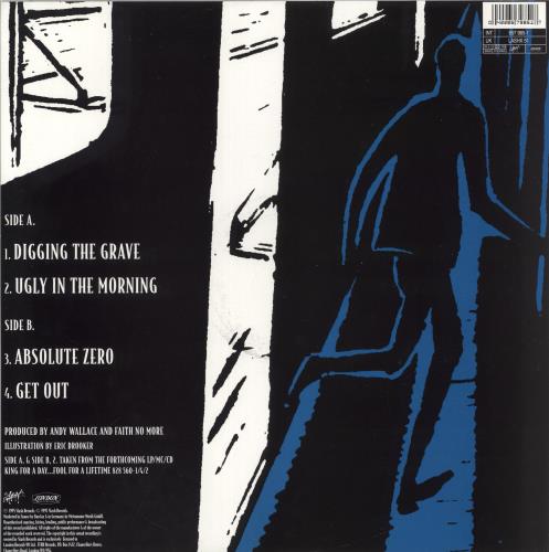 Faith No More Digging The Grave - Blue Vinyl 12" vinyl single (12 inch record / Maxi-single) UK FNM12DI42107