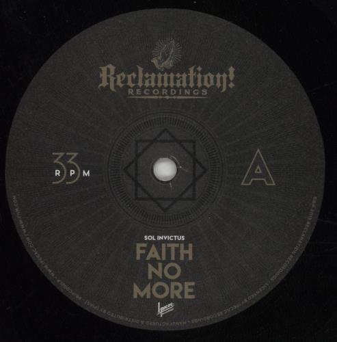 Faith No More Sol Invictus vinyl LP album (LP record) UK FNMLPSO849294