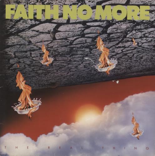 Faith No More The Real Thing - VG vinyl LP album (LP record) UK FNMLPTH870546