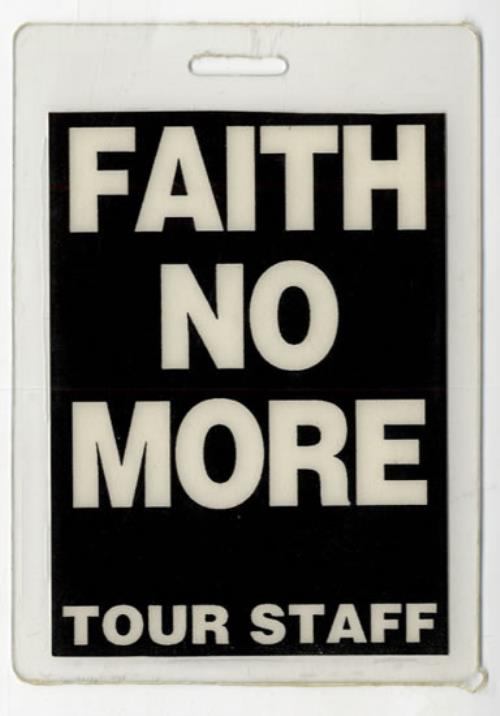 Faith No More Tour Pass tour pass US FNMTPTO556835