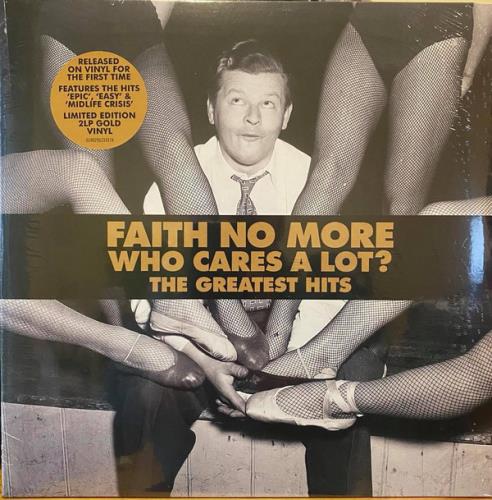 Faith No More Who Cares A Lot? The Greatest Hits - Gold Vinyl - Sealed 2-LP vinyl record set (Double LP Album) UK FNM2LWH766353