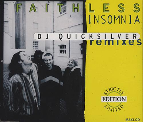 Faithless Insomnia - DJ Quicksilver Remixes CD single (CD5 / 5") UK FTLC5IN378673