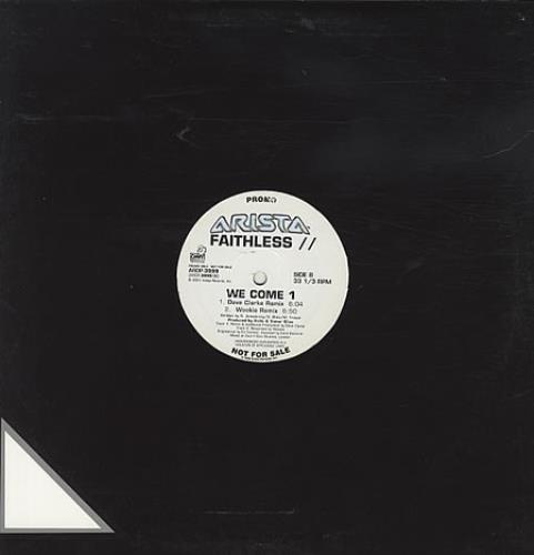 Faithless We Come 1 12" vinyl single (12 inch record / Maxi-single) US FTL12WE192619