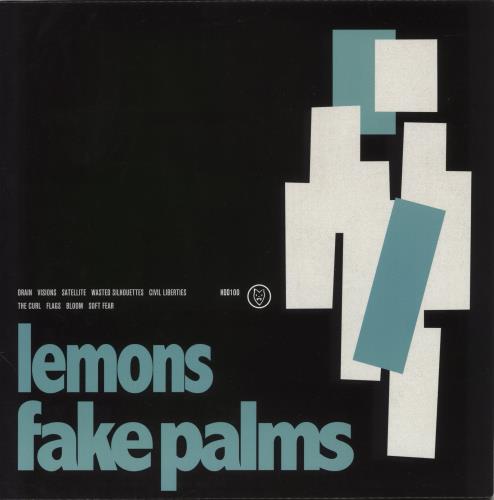 Fake Palms Lemons - Black, Green Swirl Vinyl vinyl LP album (LP record) Canadian 9LLLPLE871352