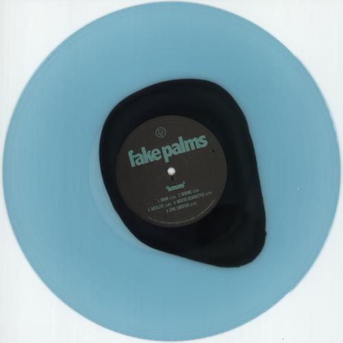 Fake Palms Lemons - Black, Green Swirl Vinyl vinyl LP album (LP record) Canadian 9LLLPLE871352