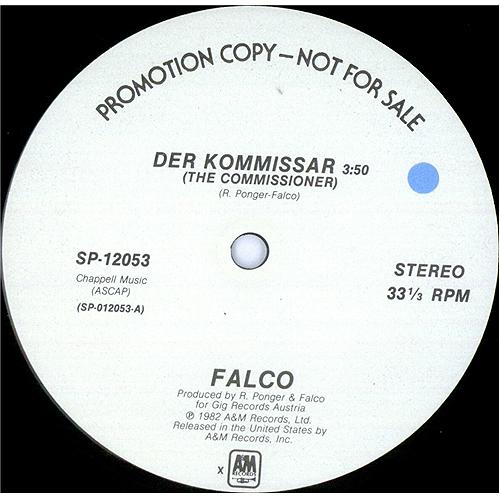 Falco Der Kommissar 12" vinyl single (12 inch record / Maxi-single) US FAL12DE26009