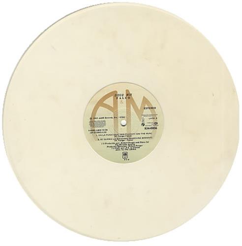 Falco Disco Mix - White Vinyl 12" vinyl single (12 inch record / Maxi-single) Ecuador FAL12DI359890