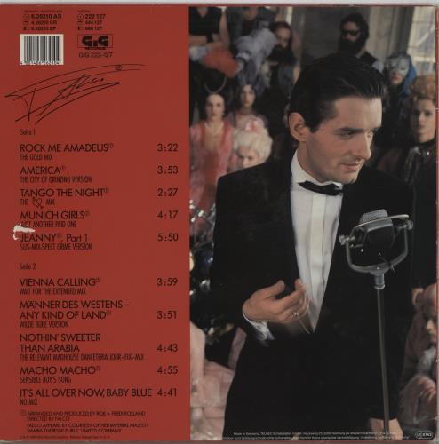Falco Falco 3 vinyl LP album (LP record) German FALLPFA755830