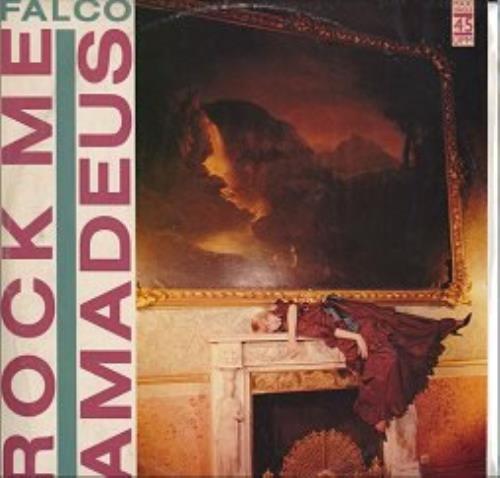 Falco Rock Me Amadeus - clear vinyl 12" vinyl single (12 inch record / Maxi-single) German FAL12RO155779