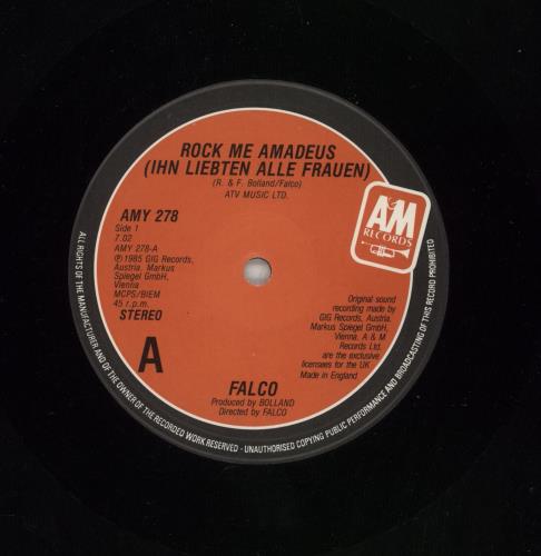 Falco Rock Me Amadeus 12" vinyl single (12 inch record / Maxi-single) UK FAL12RO98682