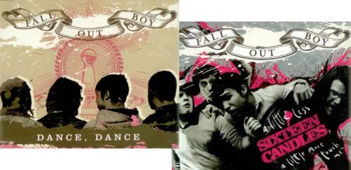 Fall Out Boy Collection Of 3 Promotional CD Singles CD single (CD5 / 5") UK FOLC5CO422918