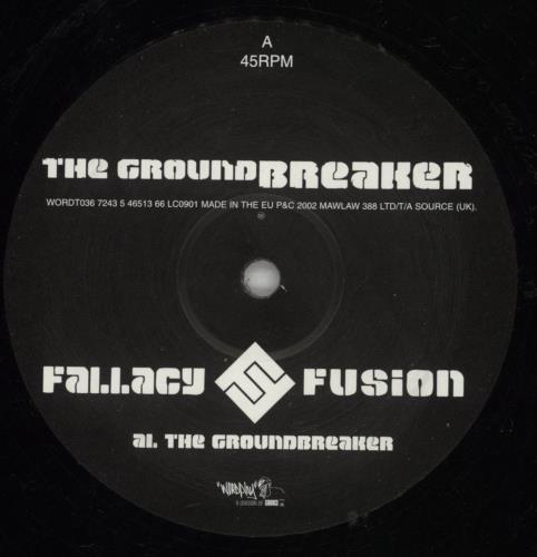 Fallacy And Fusion The Groundbreaker 12" vinyl single (12 inch record / Maxi-single) UK FYU12TH606745