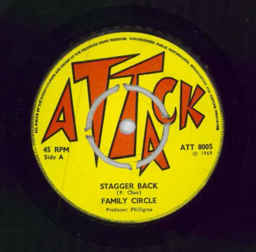 Family Circle Stagger Back 7" vinyl single (7 inch record / 45) UK 3BN07ST783199