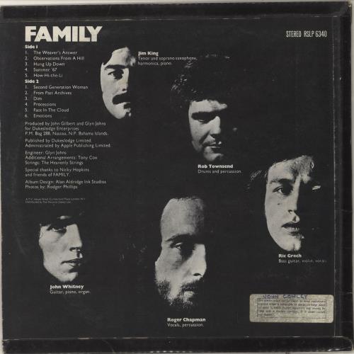 Family Family Entertainment + Poster - VG WOS vinyl LP album (LP record) UK FMLLPFA765753