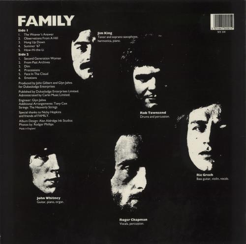 Family Family Entertainment vinyl LP album (LP record) UK FMLLPFA441063