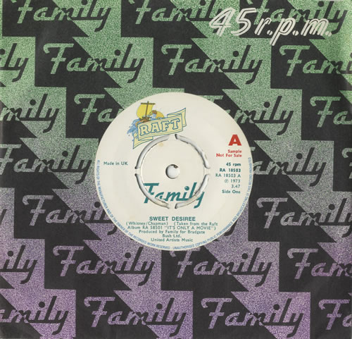 Family Sweet Desiree 7" vinyl single (7 inch record / 45) UK FML07SW469766