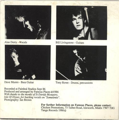 Famous Places Sometimes 7" vinyl single (7 inch record / 45) UK QDN07SO693230