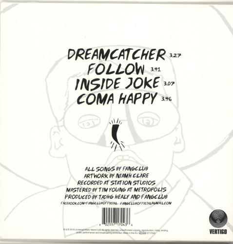 Fangclub Coma Happy EP - Sealed 10" vinyl single (10 inch record) UK QCO10CO690633