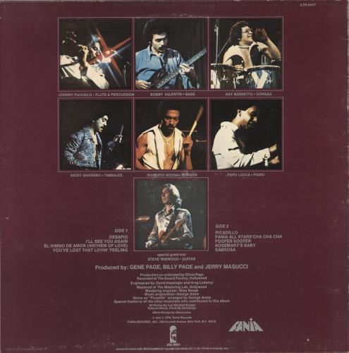 Fania All Stars Delicate And Jumpy vinyl LP album (LP record) UK FN0LPDE452093