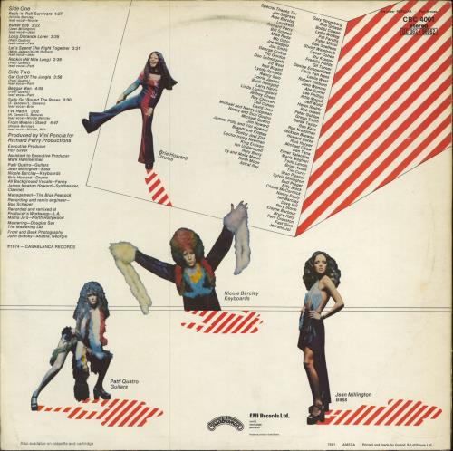 Fanny (70s) Rock And Roll Survivors - Factory Sample stickered vinyl LP album (LP record) UK NNFLPRO787592