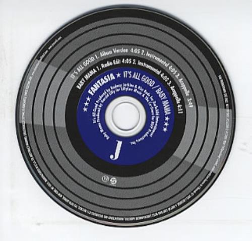 Fantasia It's All Good CD single (CD5 / 5") US FA7C5IT320664