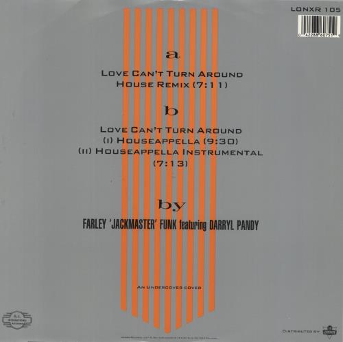Farley Jackmaster Funk Love Can't Turn Around 12" vinyl single (12 inch record / Maxi-single) UK FJF12LO662366