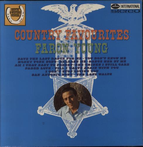 Faron Young Country Favorites vinyl LP album (LP record) UK FYGLPCO851757