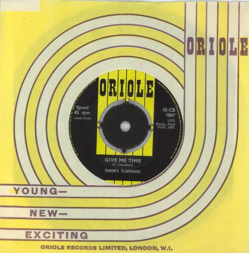 Faron's Flamingos Shake Sherry 7" vinyl single (7 inch record / 45) UK 4C207SH818525