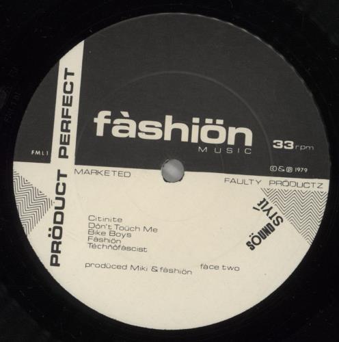 Fashion Pr�duct Perfect vinyl LP album (LP record) UK FS1LPPR885418