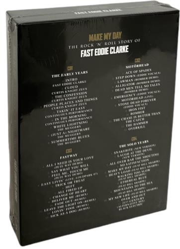 Fast Eddie Clarke Make My Day  The Rock N Roll Story Of Fast Eddie Clarke - Sealed CD Album Box Set UK FC7DXMA850070